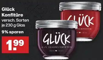 Handelshof Glück Konfitüre 230 g Glas Angebot