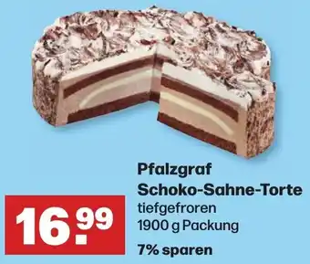 Handelshof Pfalzgraf Schoko Sahne Torte 1900 g Packung Angebot