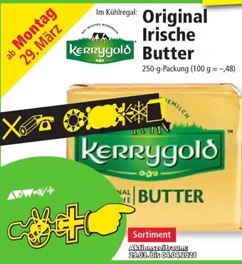 Norma Kerrygold Original Irische Butter 250 g Angebot