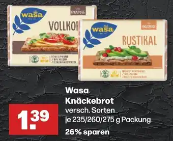 Handelshof Wasa Knäckebrot 235/260/275 g Packung Angebot