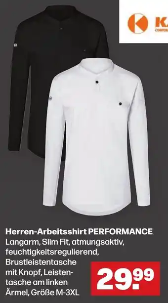 Handelshof Performance Herren Arbeitsshirt Angebot