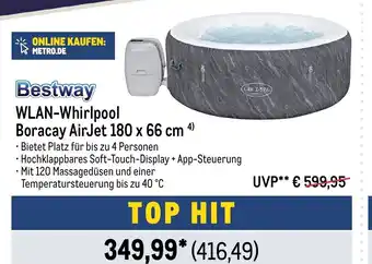 METRO Bestway WLAN-Whirlpool Boracay AirJet 180*66 Angebot