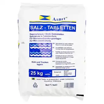 toom Baumarkt Siedesalztabletten 25 kg Angebot