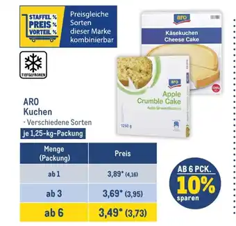 METRO aro Kuchen 1.25kg Angebot