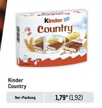 METRO Ferrero Kinder Country Angebot