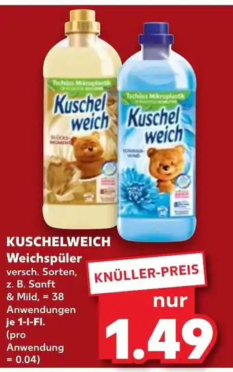 Kaufland Kuschelweich Weichspuler 1 L Angebot