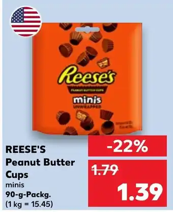 Kaufland Reese's Peanut Butter Cups 90 g Angebot