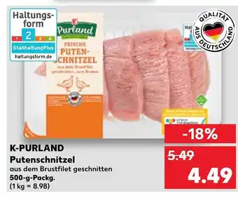 Kaufland K-Purland Putenschnitzel 500 g Angebot