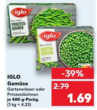 Kaufland Iglo Gemuse 400 g Angebot