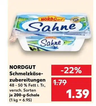 Kaufland NORDGut Schmelzkasezubereitungen 200 g Angebot