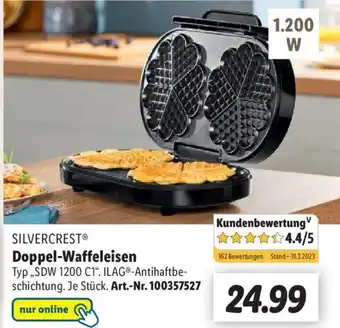 Lidl Silvercrest Doppel Waffeleisen SDW 1200 C1 Angebot