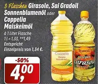 Simmel Girasole, sai gradoil sonnenblumenöl oder coppelia maiskeimöl Angebot