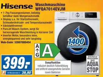 Expert Hisense Waschmaschine WFQA7014EVJM Angebot