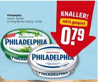 REWE City Philadelphia 175 g Becher Angebot