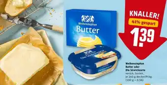 REWE City Weihenstephan Butter oder Die Streichzarte 250 g Angebot