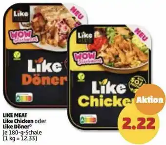 PENNY Like Meat Like Chicken oder Like Döner 180 g Schale Angebot