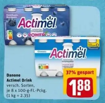 REWE City Danone Actimel Drink 8 x 100 g Angebot