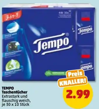 PENNY Tempo Taschentücher 30 x 10 Stück Angebot