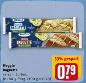 REWE City Meggle Baguette 160 g Angebot