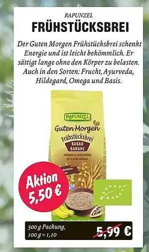 Temma Frühstücksbrei Angebot