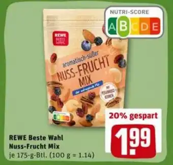 REWE City Rewe Beste Wahl Nuss Frucht Mix 175g Angebot