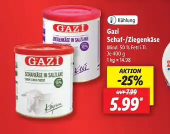 Lidl Gazi Schaf-/Ziegenkase 400 g Angebot