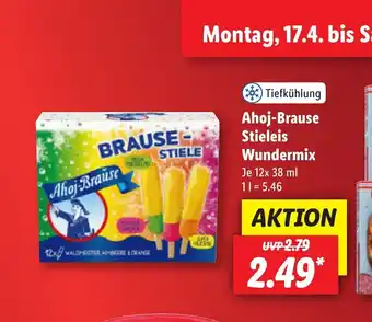 Lidl Ahoj-Brause Stieleis Wundermix 12x 38 ml Angebot