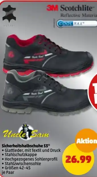 PENNY Uncle Sam Sicherheitshalbschuhe S3 Angebot
