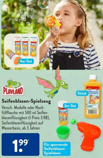 Aldi Süd Playland Seifenblasen Spielzeug Angebot