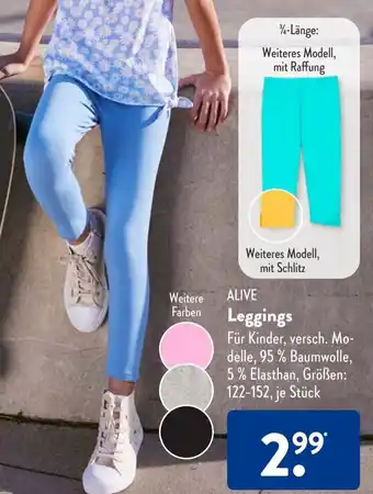 Aldi Süd Alive Leggings Angebot