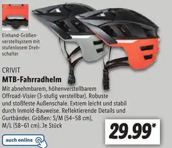 Lidl Crivit MTB-fahrradhelm Angebot