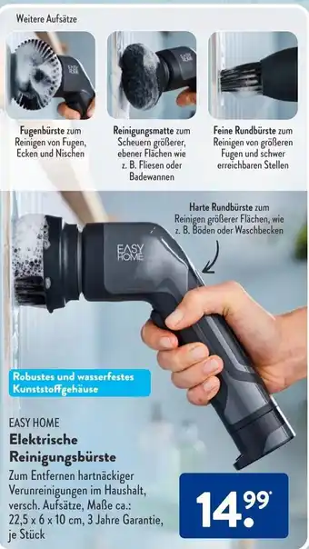 Aldi Süd Easy Home Elektrische Reinigungsbürste Angebot