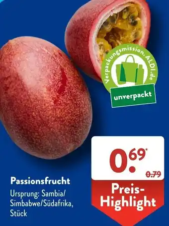 Aldi Süd Passionsfrucht Angebot