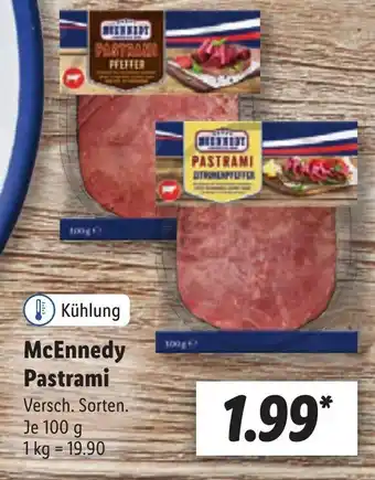 Lidl McEnnedy pastrami 100G Angebot