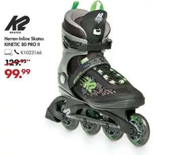 Galeria K2 Skates Herren Inline Skates Kinetic 80 Pro II Angebot