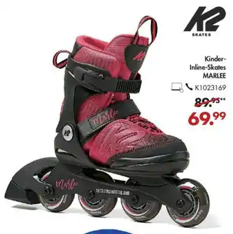 Galeria K2 Skates Kinder Inline Skates Marlee Angebot