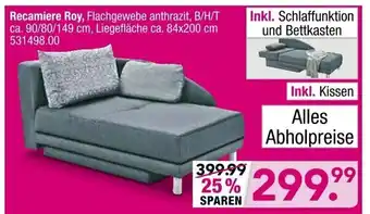 Möbel Boss Recamiere Roy Angebot