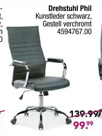 Möbel Boss Drehstuhl Phil Angebot