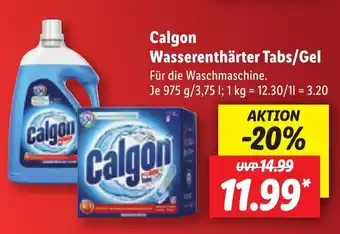 Lidl Calgon wasserentharter tabs/gel Angebot