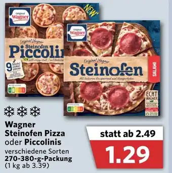 Combi Wagner Steinofen Pizza oder Piccolinis 250-380 g Angebot