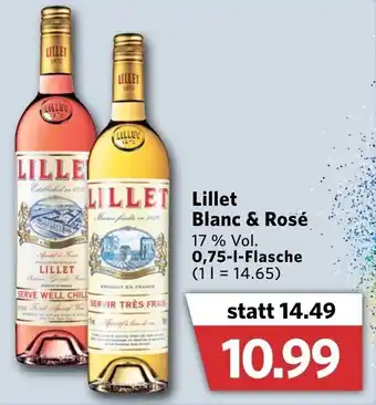 Combi Lillet Blanc oder Rosé 0,75L Angebot