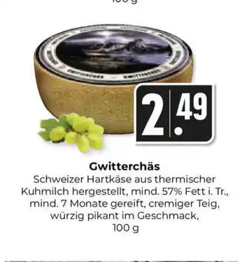 Hieber's Frische Center Gwitterchas 100G Angebot