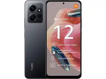 MediaMarkt Xiaomi redmi note 12 128 gb onyx gray dual sim Angebot