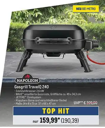 METRO Napoleon gasgrill travelq 240 Angebot