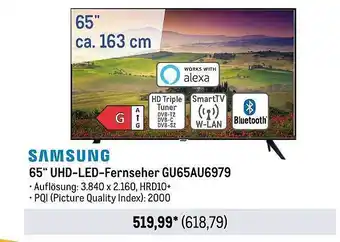 METRO Samsung 65'' uhd led-fernseher gu65au6979 Angebot