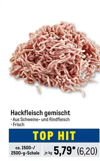 METRO Hackfleisch gemischt Angebot