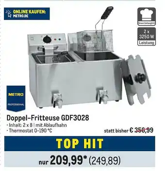 METRO Doppel-fritteuse gdf3028 Angebot