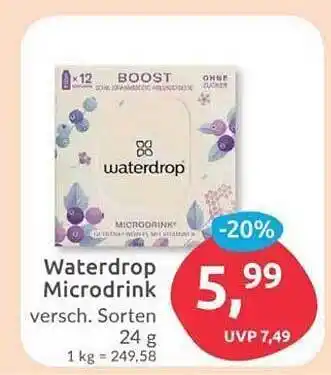 Budni Waterdrop microdrink Angebot