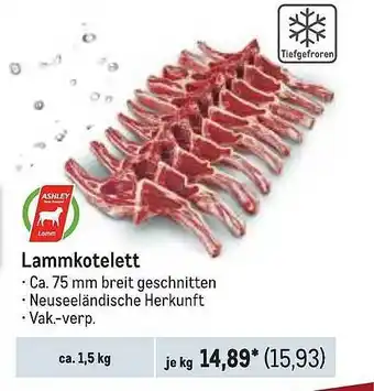 METRO Ashley lammkotelett Angebot