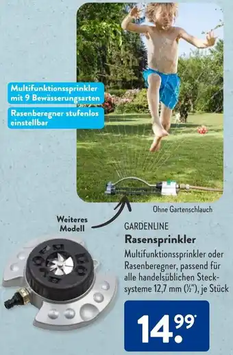 Aldi Süd Gardenline Rasensprinkler Angebot